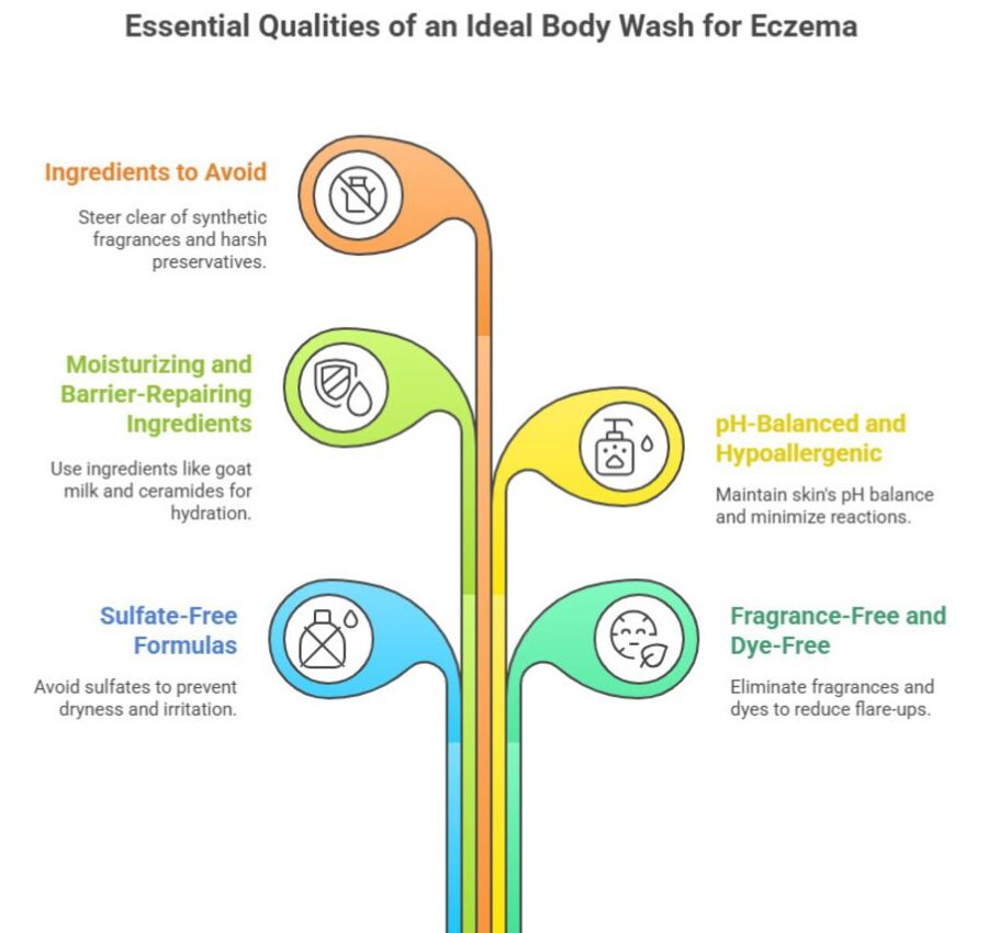 Essential Qualities of an Ideal Body Wash for Eczema 
